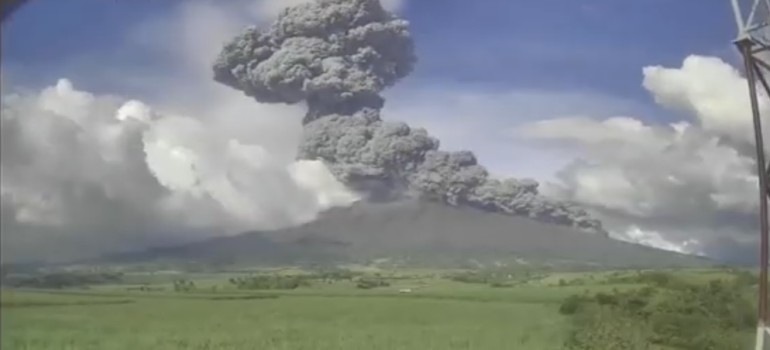 The Mount Kanlaon erupts, evacuations are underway in the Philippines