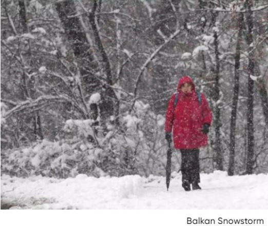 Tens of Thousands Left in Darkness as Balkan Snowstorm Hits