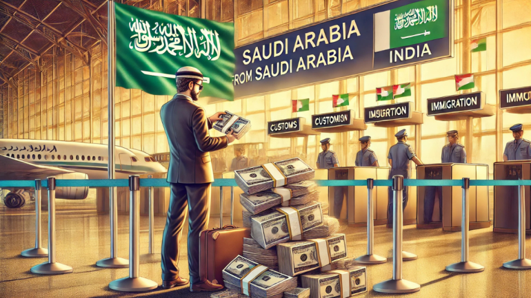 In Depth Guide - How much cash can I carry from Saudi Arabia to India?