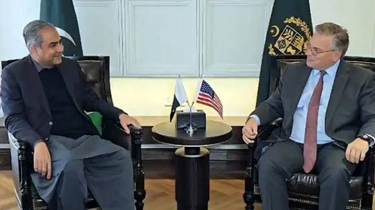 Pakistan’s interior Minister and United States Ambassador Donald Blome pledged to bolster ties.