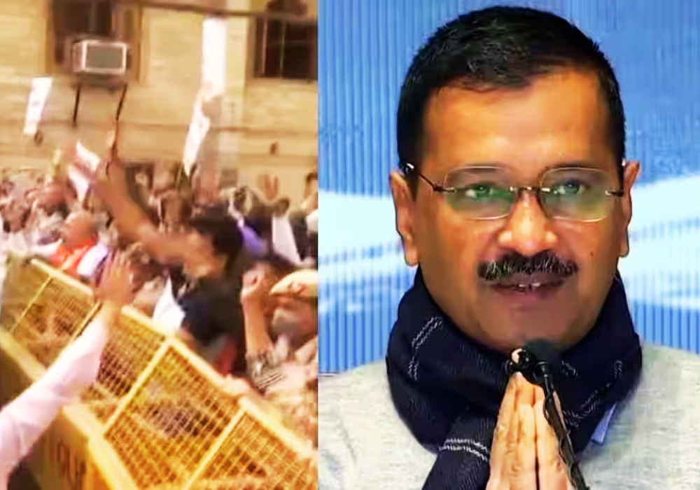 Aap & bjp clash over kejriwal's security