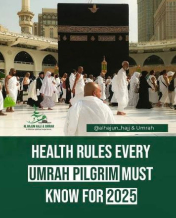 New vaccination requirements for umrah travellers in 2025