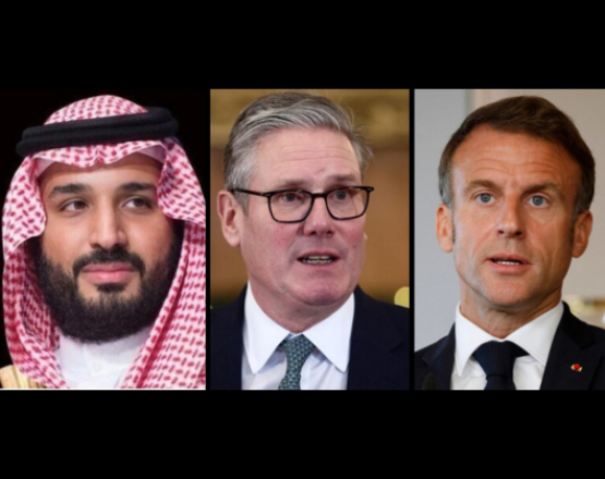 Saudi Crown Prince Holds Talks with French President & UK Prime Minister
