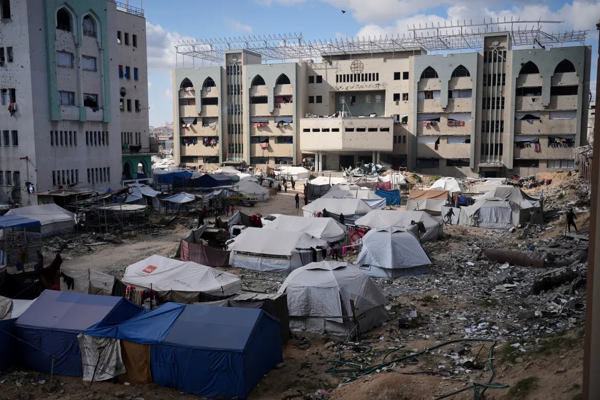 Gaza's Islamic University Becomes Shelter for Displaced Palestinians