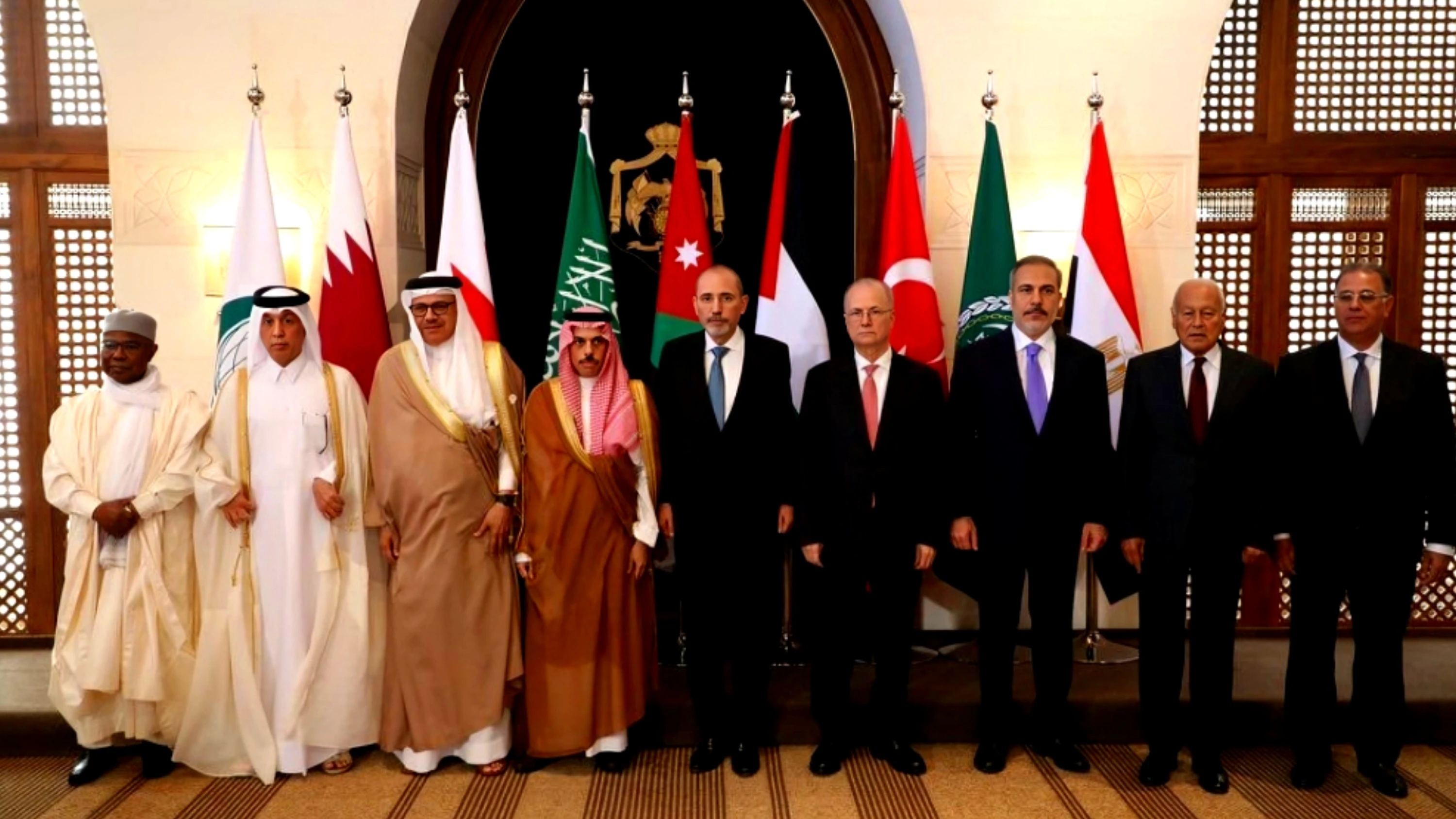 Arab and International Leaders Urge Two-State Solution and End to Israeli Aggression