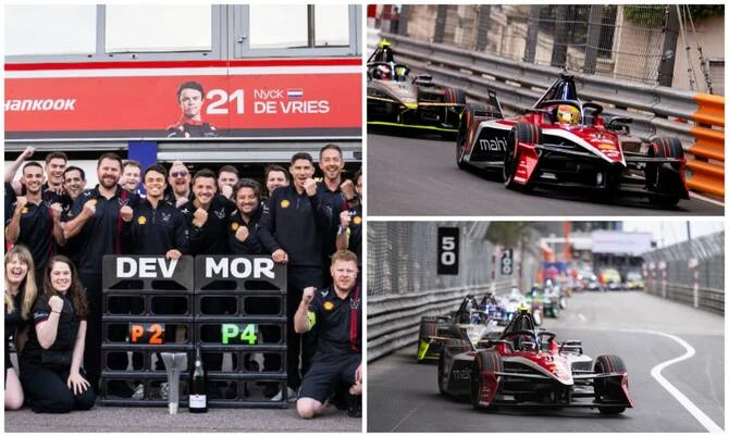 Mahindra racing achieves season-best with rowland's monaco e-prix win