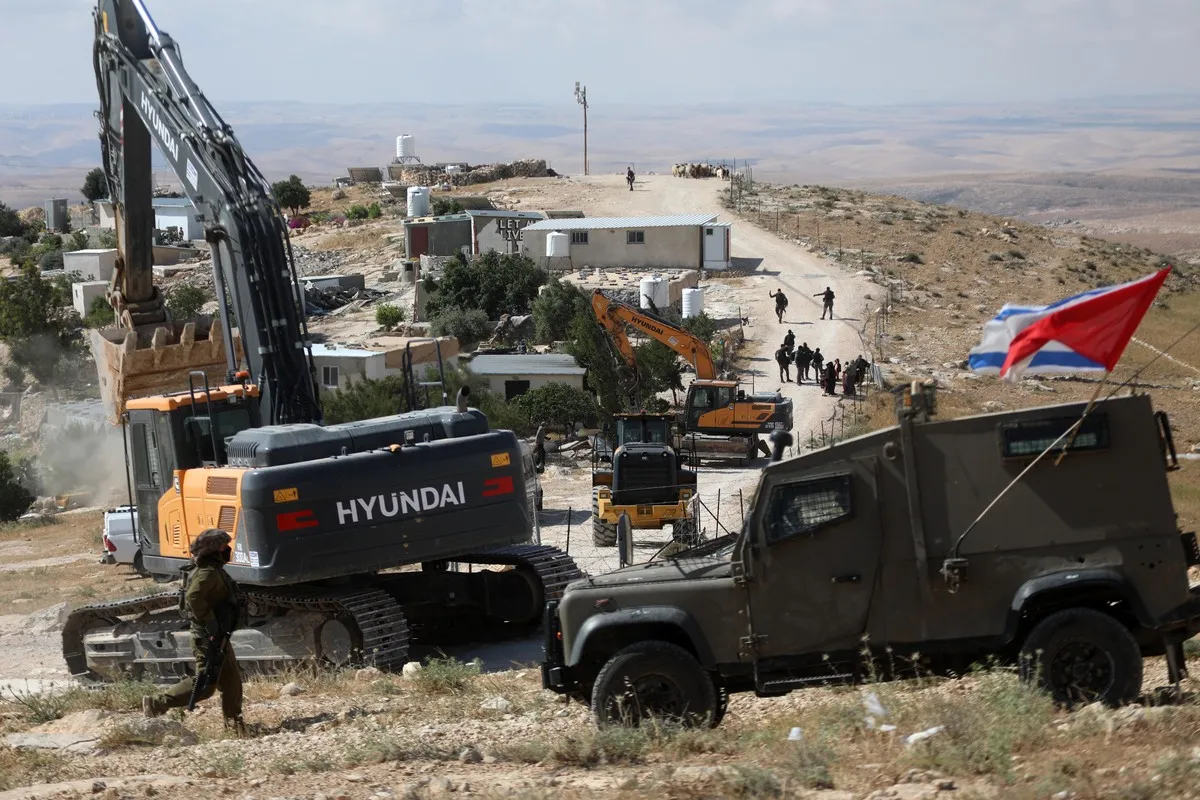 Israeli Army Demolishes West Bank Village to Clear Way for Settlers in Masafer Yatta