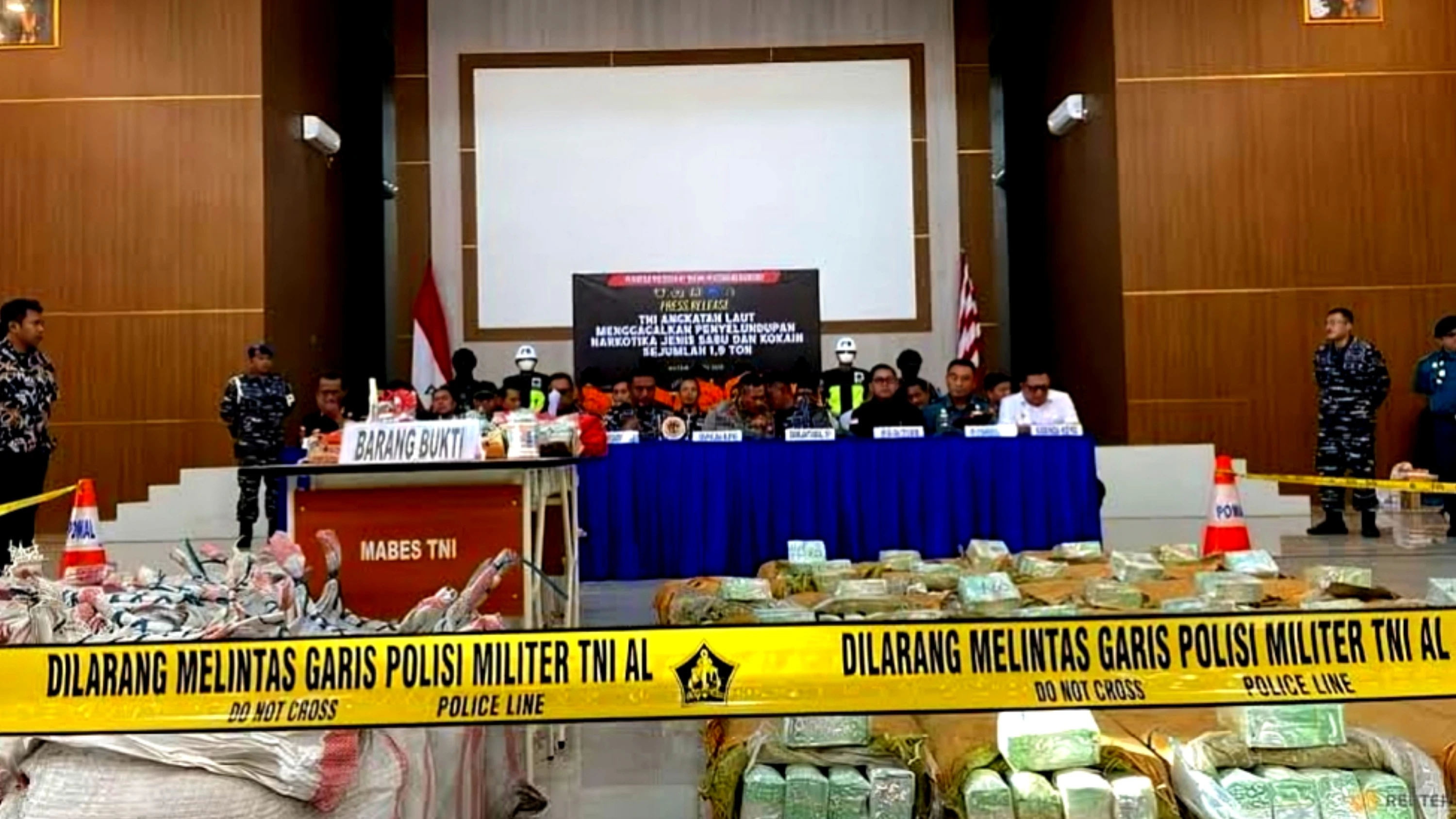 Indonesia's record drug bust, seizes two tons of meth linked to golden triangle syndicate