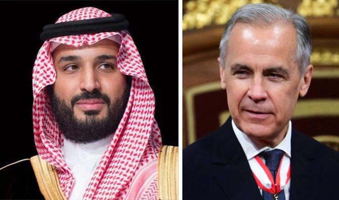 Saudi Crown Prince, Canadian PM Mark Carney Discuss Strengthening Ties in First Official Call