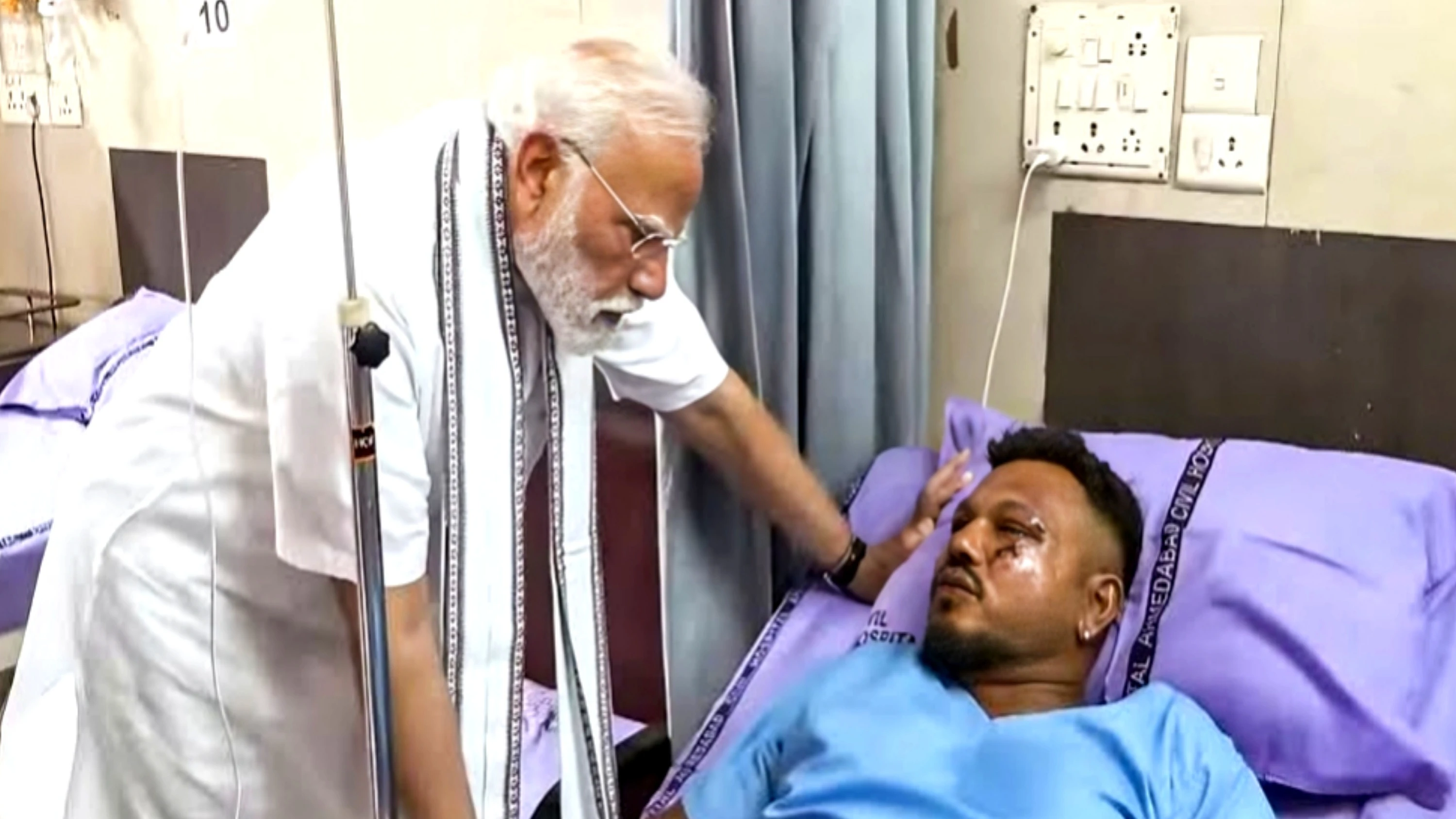PM Modi Meets Lone Survivor of Air India Crash That Killed 260