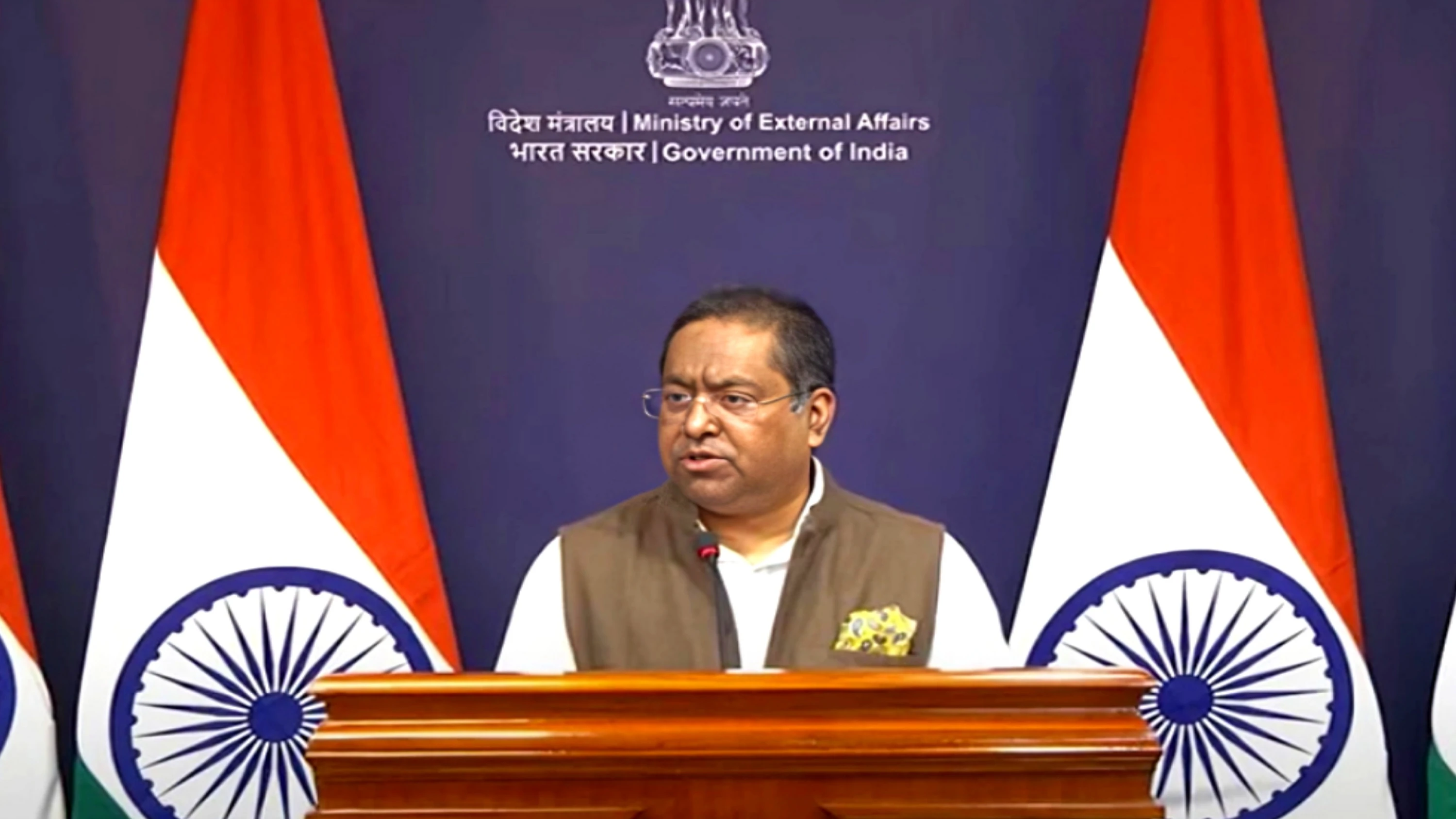 India expresses concern over escalation between israel and iran, urges restraint