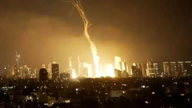 Israel strikes iranian nuclear sites in major escalation; iran retaliates with missile barrage