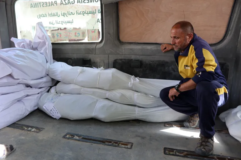 Five palestinians injured by rocket shrapnel amid rising israel-iran conflict