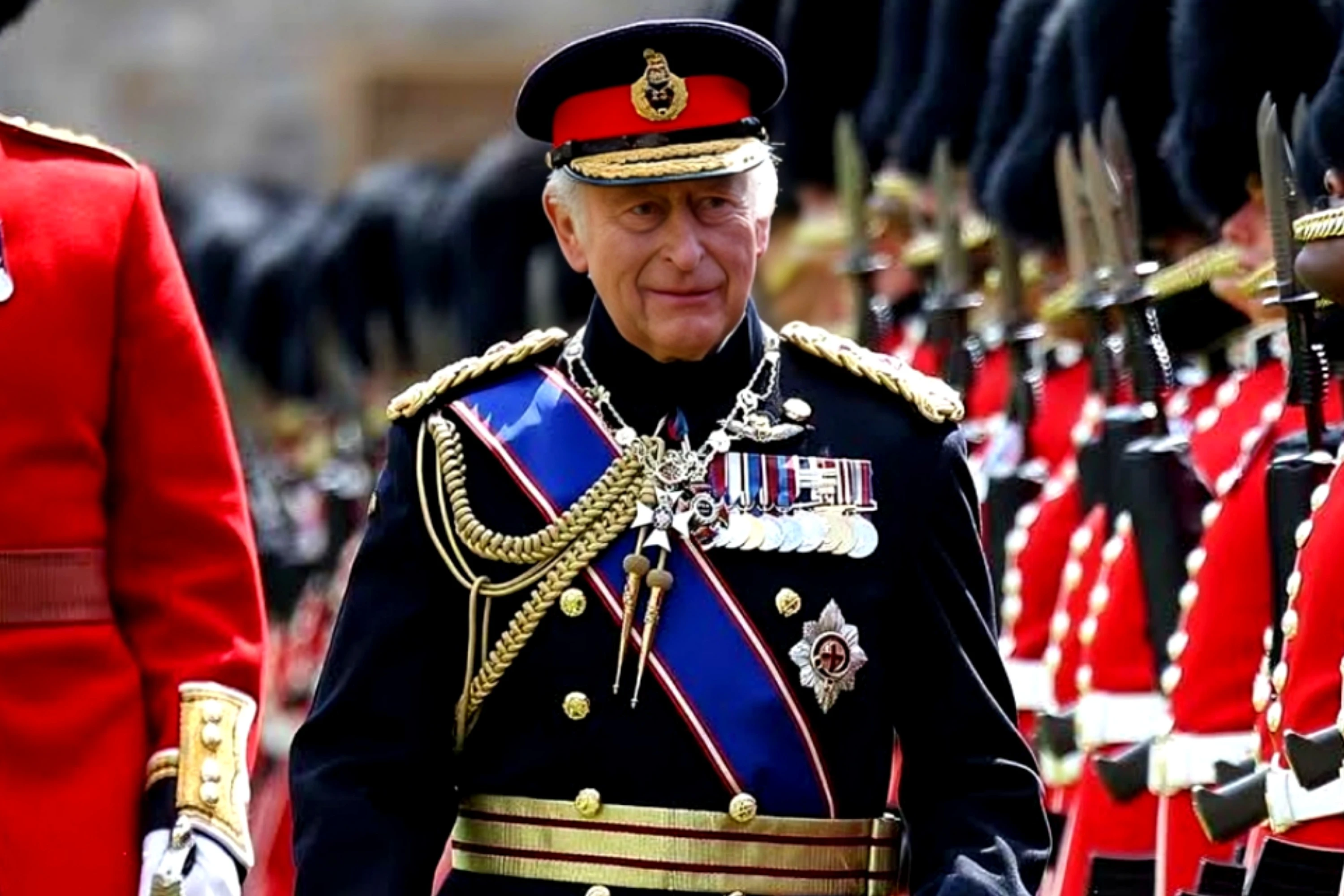 King charles leads tribute to air india crash victims during trooping the colour parade
