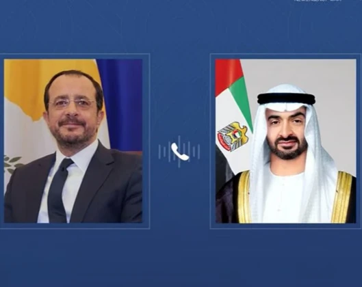 UAE, Cyprus Presidents Discuss Strengthening Bilateral Relations in Phone Call
