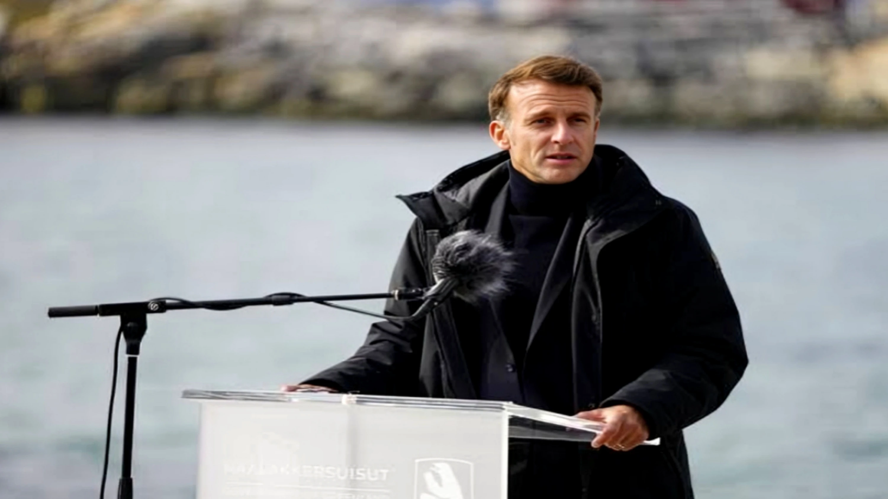 Macron visits greenland amid arctic tensions, bringing eu message of solidarity