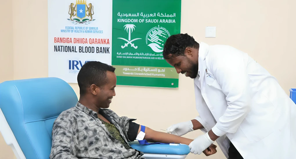 KSrelief Expands Support for Somalia’s National Blood Bank Operations