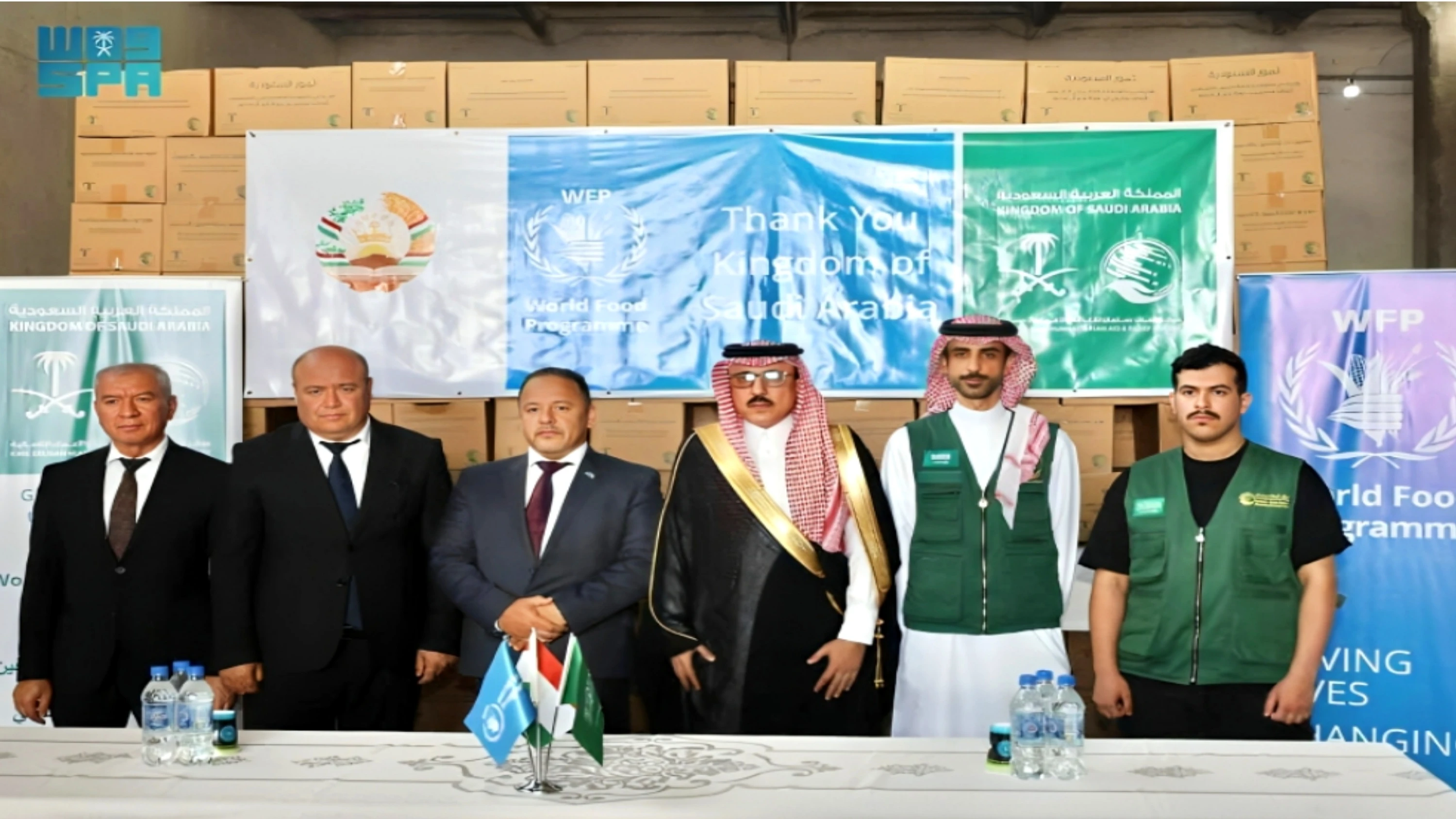 KSrelief Delivers 161 Tons of Dates to WFP in Tajikistan