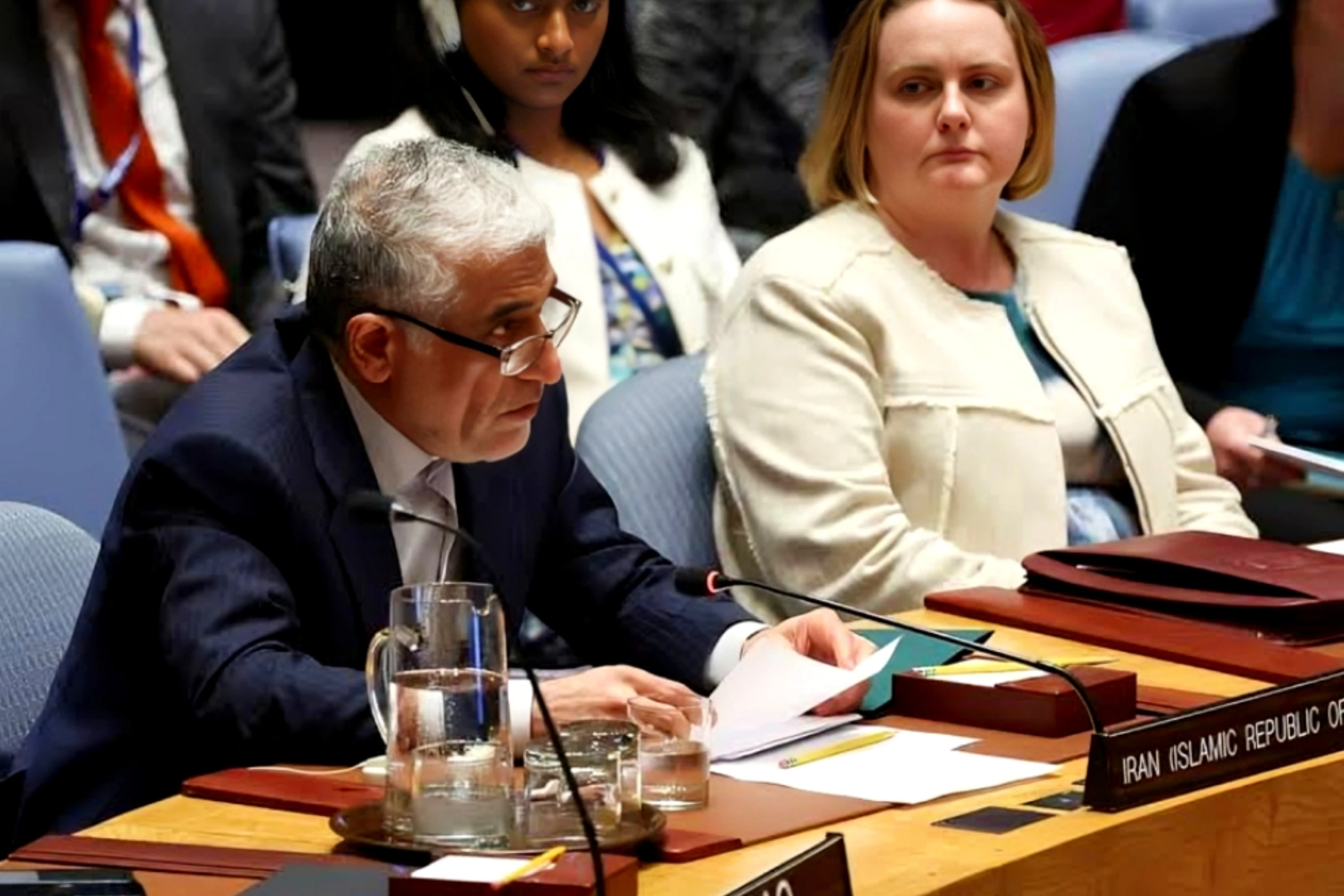 Tensions flare at un security council meeting over iran-israel conflict