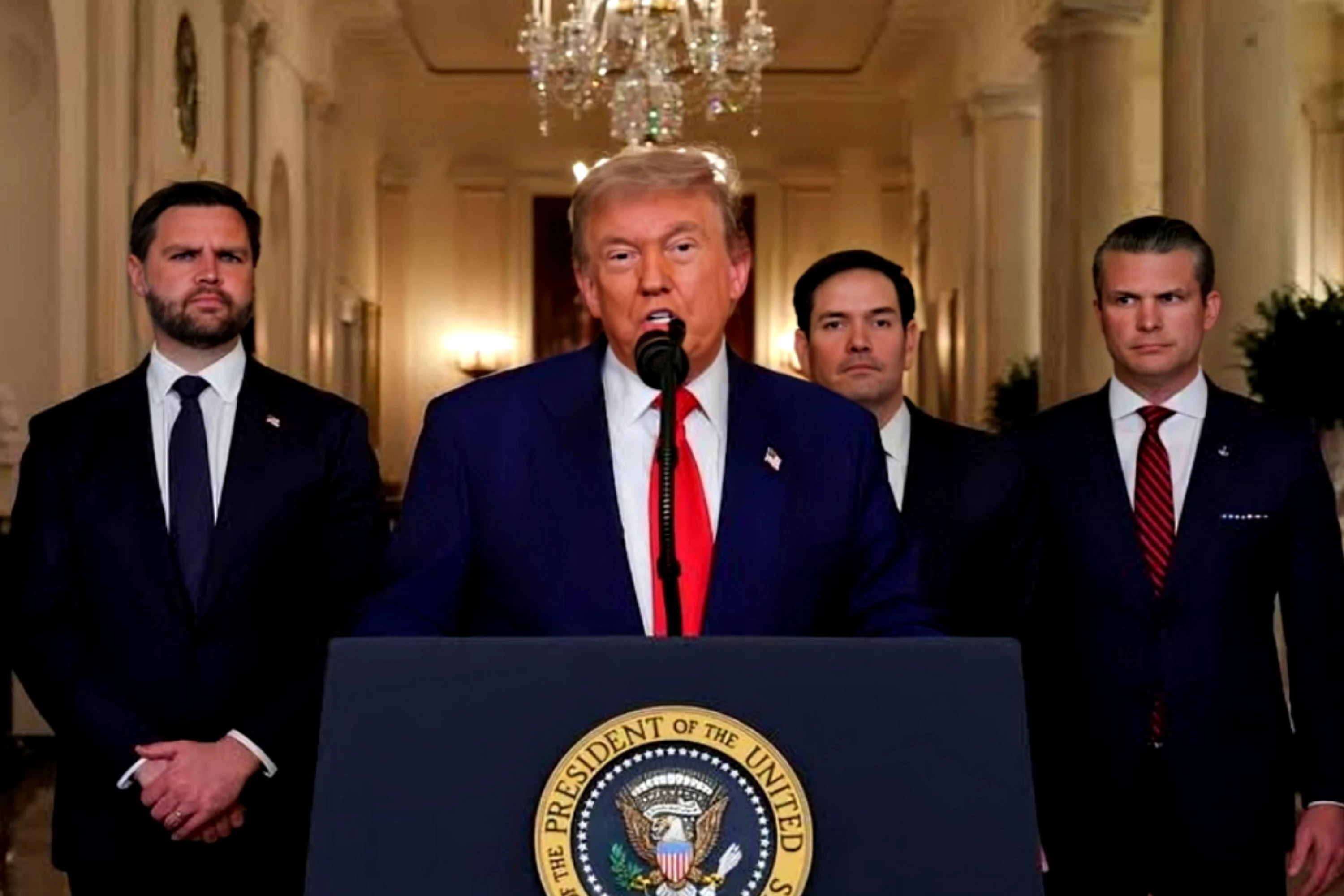 U.s. joins israeli strikes on iran's nuclear sites; trump warns of more attacks