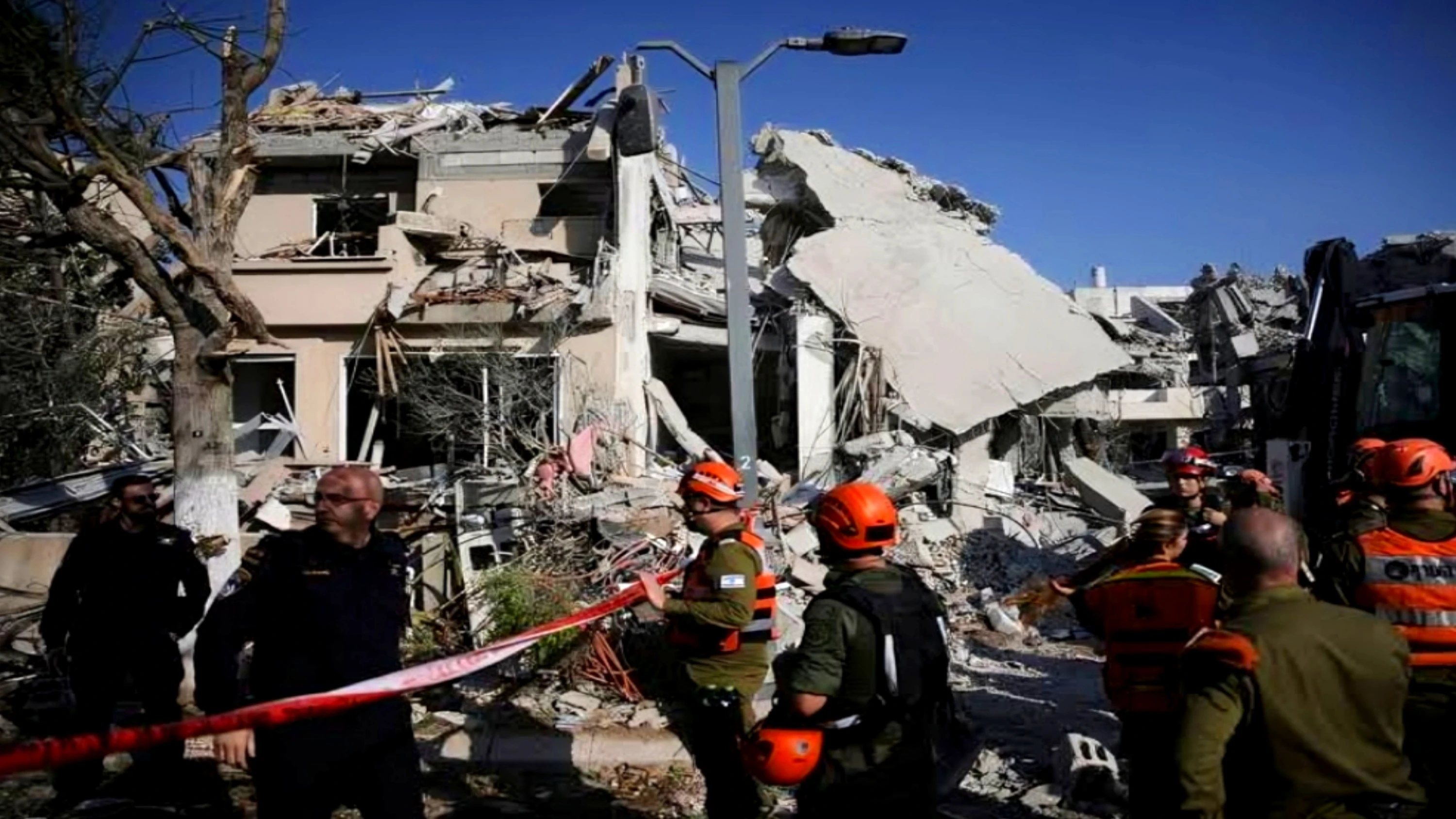 Iran-israel strikes continue on monday after u.s. strikes on nuclear sites