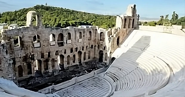 Stars shine one last time at athens’ famed herodion theater