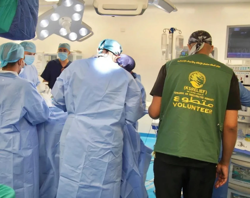 Ksrelief wraps up volunteer neurosurgery mission in yemen’s aden