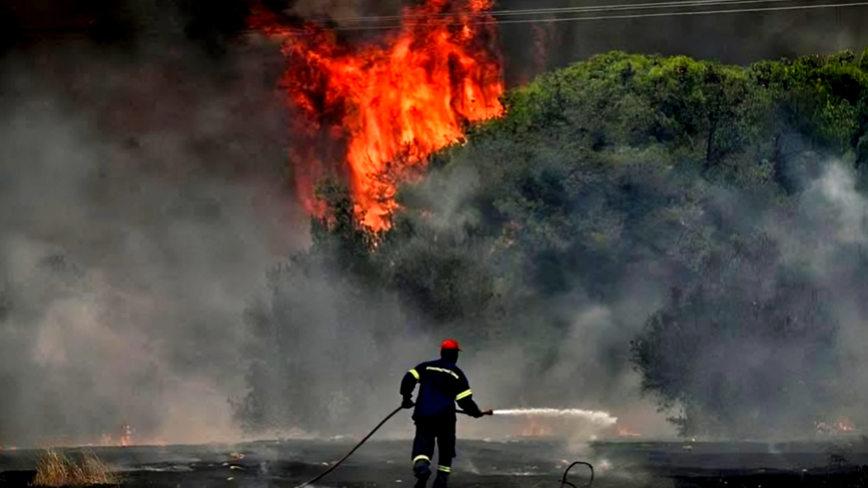 Europe battles wildfires and heatwave as temperatures soar unseasonably early