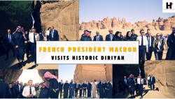 French President Macron Visits Historic Diriyah