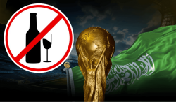 FIFA confirms that alcohol will be banned during the 2034 World Cup in Saudi Arabia.
