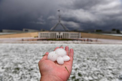 Sydney Beaches Locked Down as Hailstorm Hits with Marble-Sized Balls