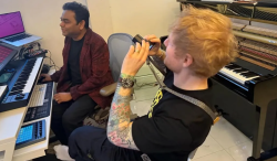 Behind The Scenes: Ed Sheeran And A R Rahman In Chennai