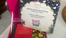 'Bharat Jodo Yatra' Inspires This Couple's Wedding