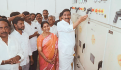 AP Minister Restarts Daddanala Tank After Motor Fix