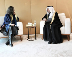 KSrelief Supervisor-General Meets with UN-Habitat Executive Director