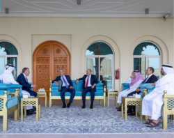 Saudi FM, Arab Leaders: Discuss Gaza Reconstruction with US Envoy in Qatar