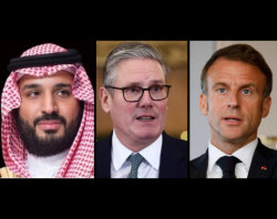 Saudi Crown Prince Holds Talks with French President & UK Prime Minister