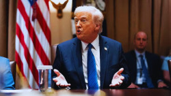 Trump Downplays Security Lapse as Democrats Criticize Handling Military Plans