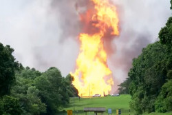 Burst Gas Pipeline Sparks Massive Blaze in Malaysia