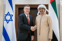 UAE Foreign Minister Presses Palestinian Cause in Meeting with Israeli Counterpart