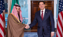 Saudi Foreign Minister Meets U.S. Secretary of State in D.C.