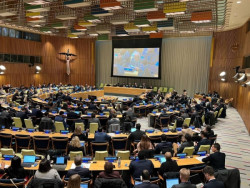 Saudi, French envoys brief UN on 2025 Palestine peace conference