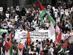 French Journalists Protest Against Israel’s Killing of Media Workers in Gaza