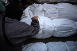 Israel’s Airstrikes in Gaza Kill 50 at Civilian Shelters and Family Home