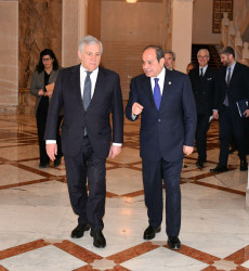Italy Backs Egypt’s Plan to Rebuild Gaza After Cairo Meeting
