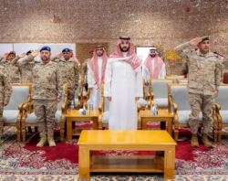 Saudi Defense Minister Attends Special Forces Drill in Northwest