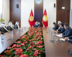 Kyrgyz President Meets Saudi Investors to Boost Key Sectors