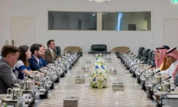 Saudi Minister Adel Al-Jubeir Meets US Delegation in Riyadh