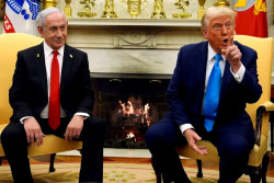 Trump urges Israel not to disrupt progress in U.S.-Iran nuclear deal talks