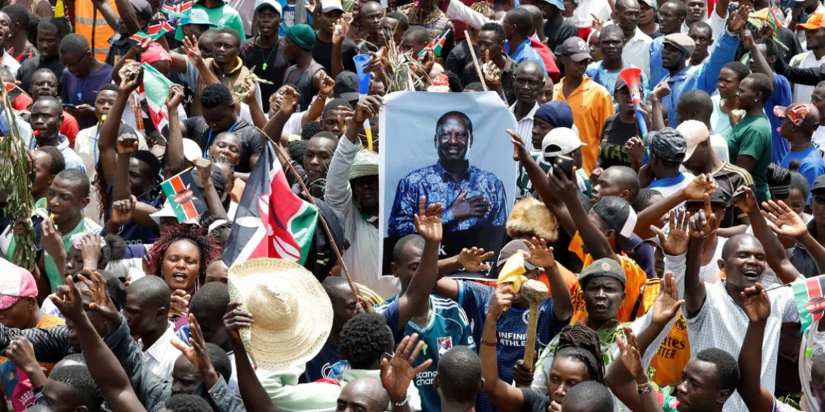 Mourning Raila Tens Of Thousands Mourn Raila Odinga As Body Returns Home | Human Online